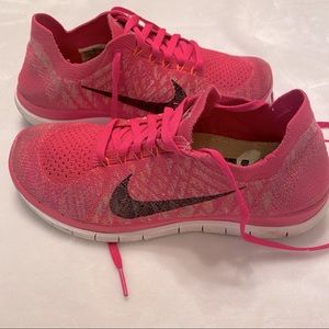 Hot Pink Nike Flyknit 4.0 Size 7.5